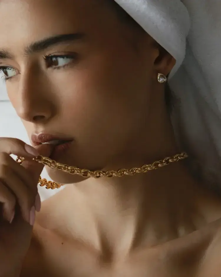 Leah Alexandra Perfect Puff Earrings 14K Gold Vermeil