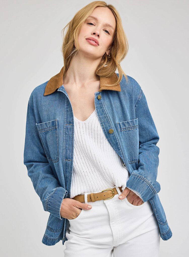 Gentle Fawn Flynn Jacket Light Wash