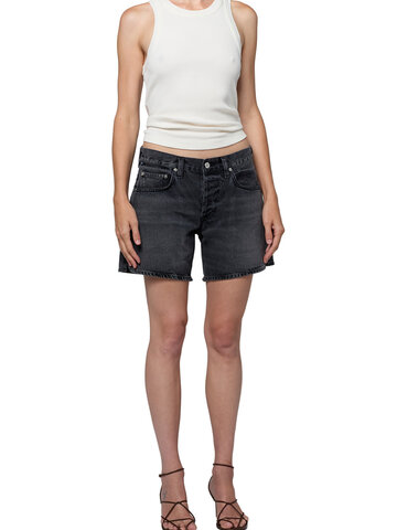 Citizens of Humanity Billie Relaxed Short In Vintage Black