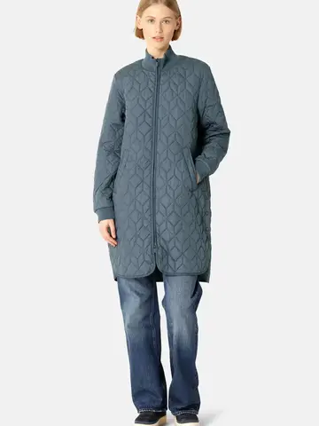 Ilse Jacobsen Padded Quilt Coat Ombre Blue