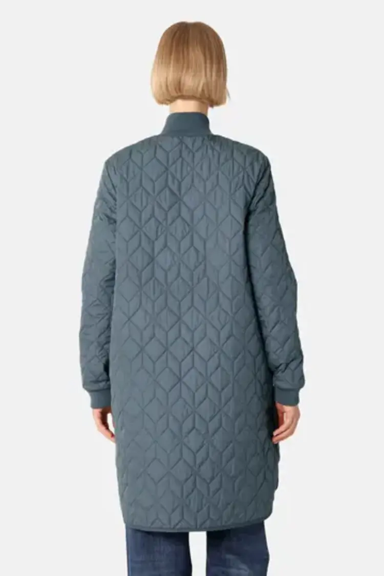 Ilse Jacobsen Padded Quilt Coat Ombre Blue