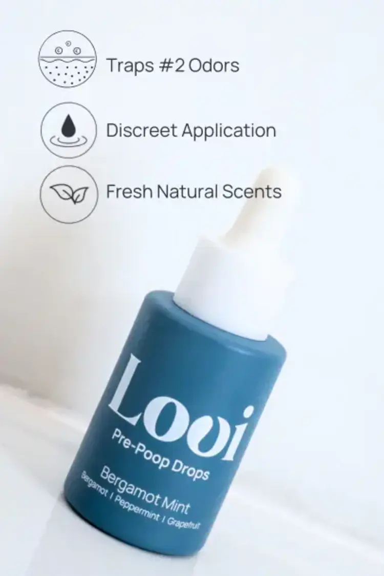 Loo Drops Pre-Poop Toilet Drops Bergamot Peppermint