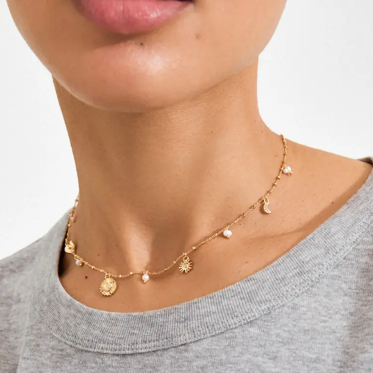 Pilgrim Jewellery MYLAN Necklace Gold Plated