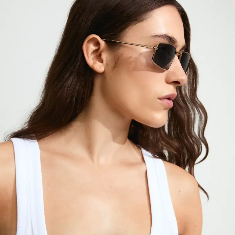 Pilgrim Jewellery AMIYAH Sunglasses Grey/Gold