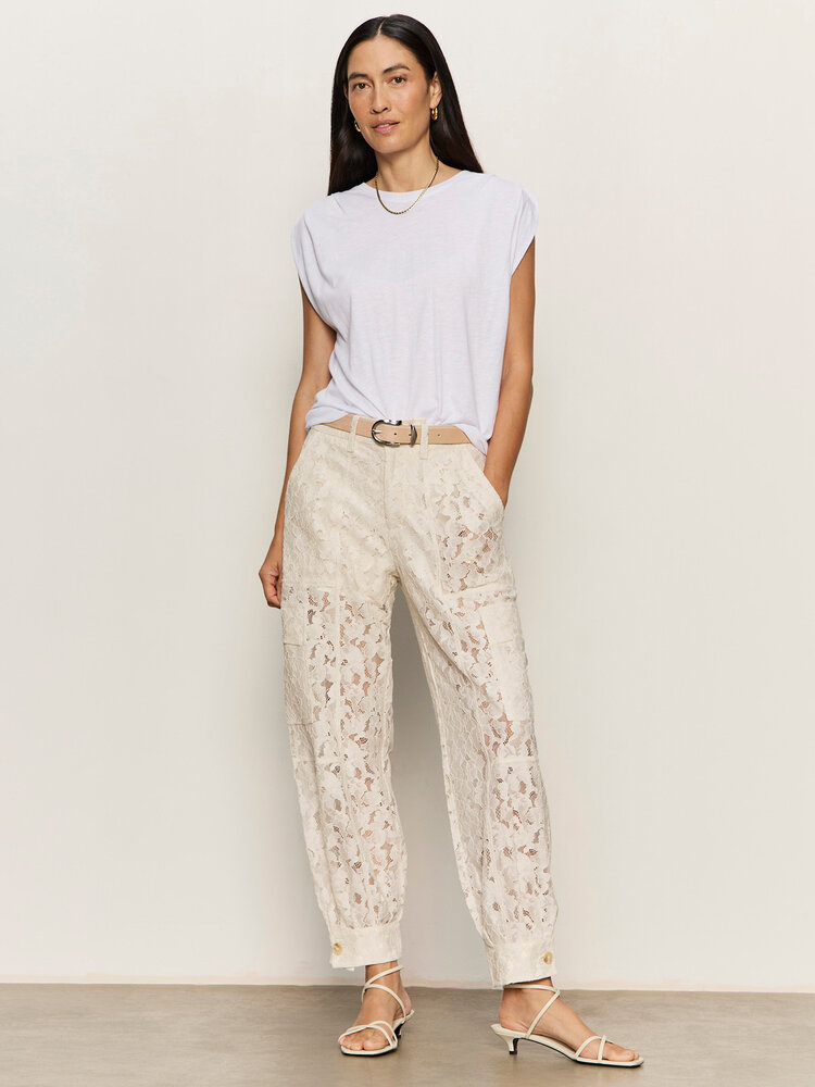 Sanctuary Knotted Muscle Tee White