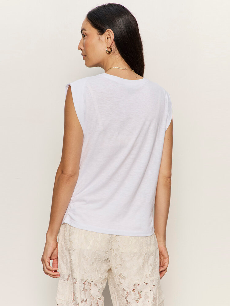 Sanctuary Knotted Muscle Tee White