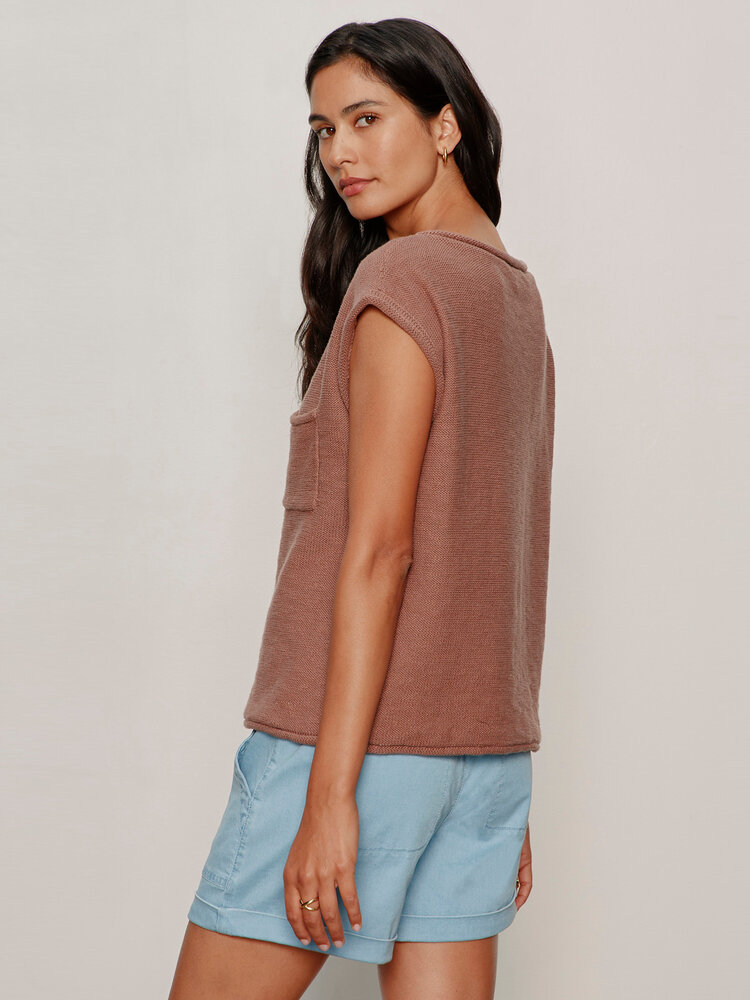 Sanctuary Easy Sweater Tee Mud Bath