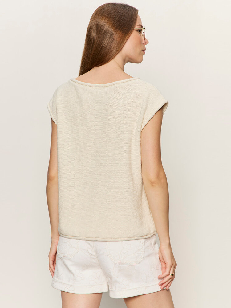 Sanctuary Easy Sweater Tee Collagen