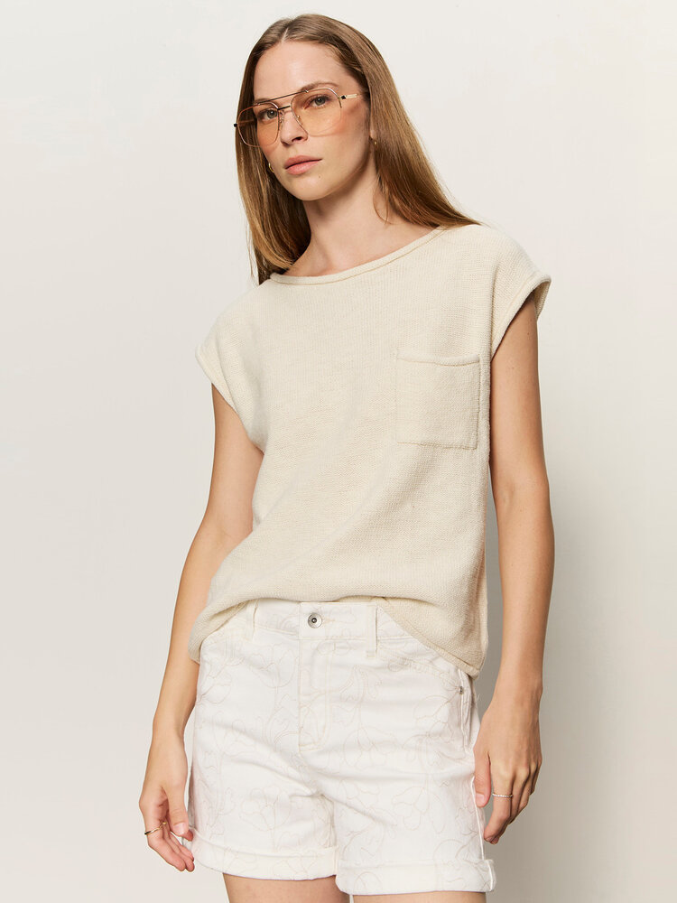 Sanctuary Easy Sweater Tee Collagen