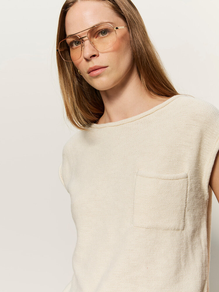 Sanctuary Easy Sweater Tee Collagen