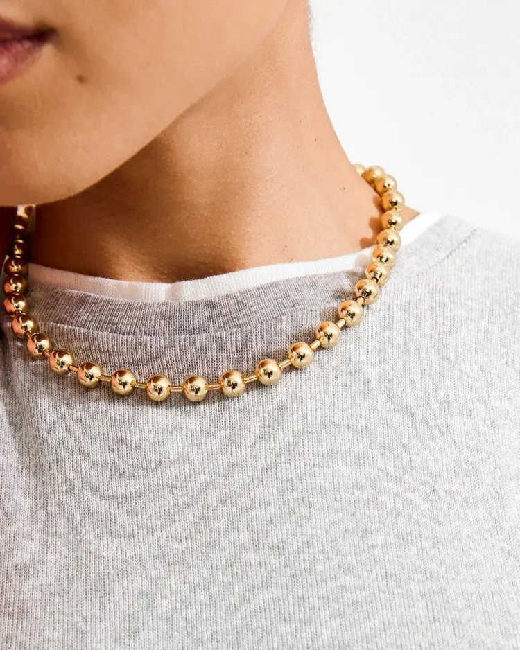 Pilgrim Jewellery AIR Necklace Gold Plated