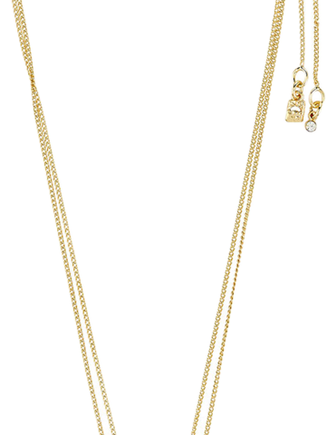 Pilgrim Jewellery FIRE Crystal Necklace Gold Plated
