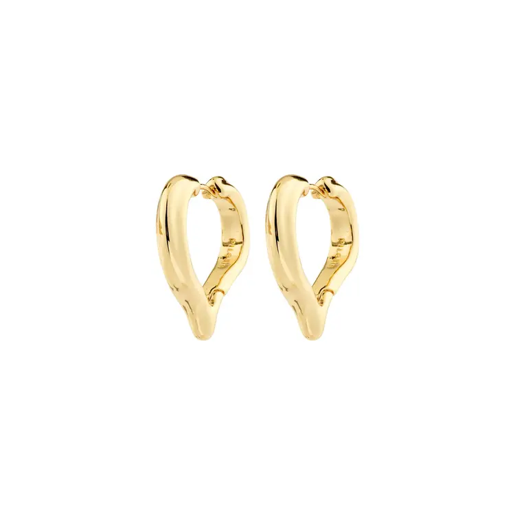 Pilgrim Jewellery IRIS Earrings Gold Plated