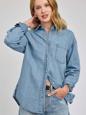 Gentle Fawn Whitney Denim Button Down Shirt Light Wash