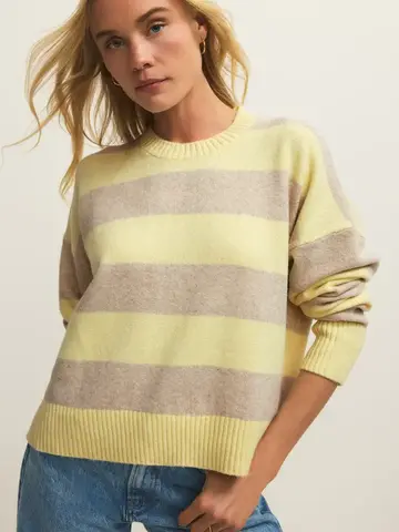 ZSupply Cirrus Cozy Stripe Sweater Sunnyside