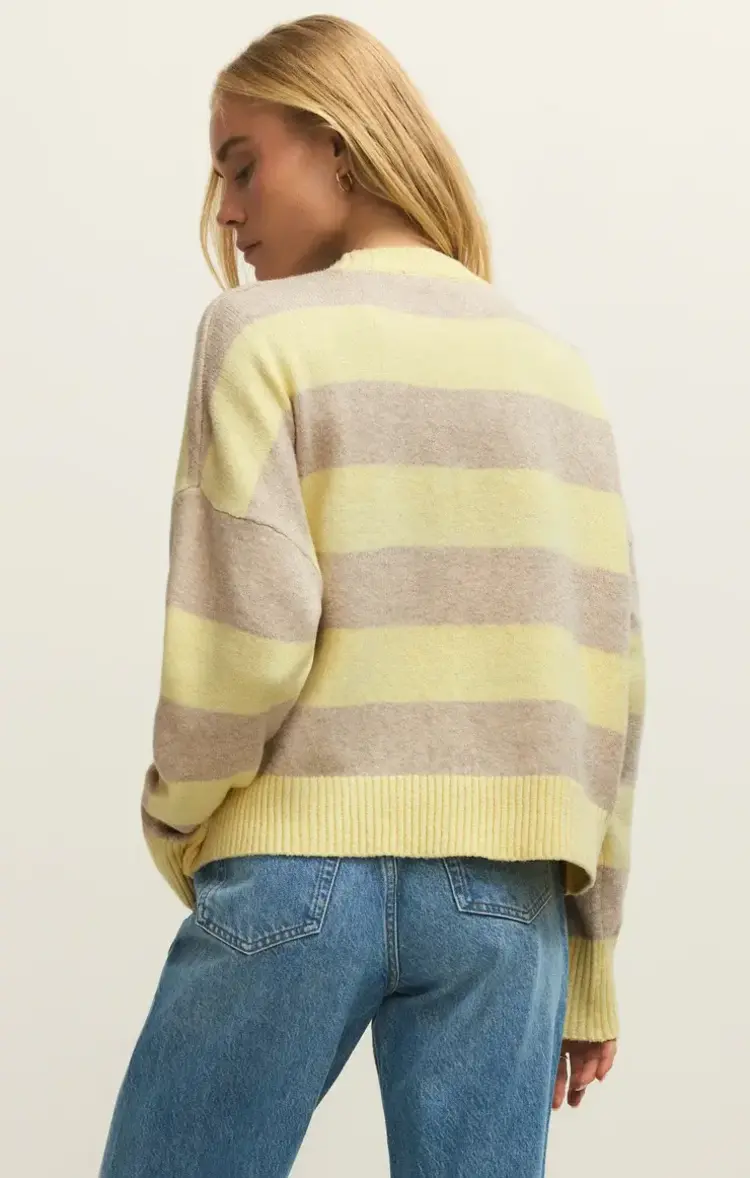 ZSupply Cirrus Cozy Stripe Sweater Sunnyside