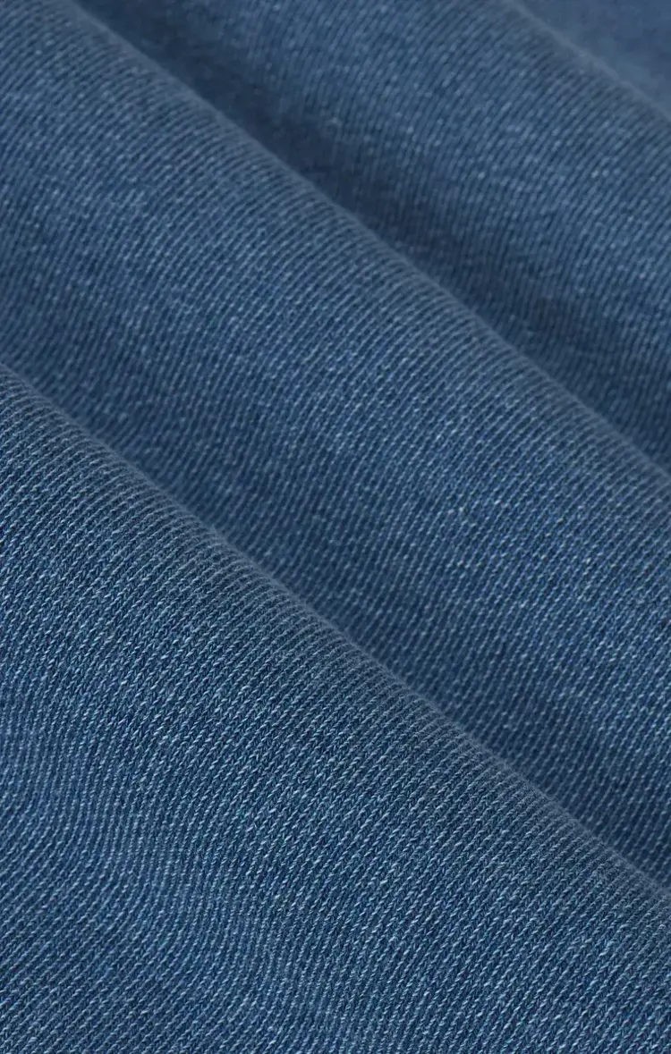 ZSupply Downtown Knit Denim Jogger Calypso Blue Indigo