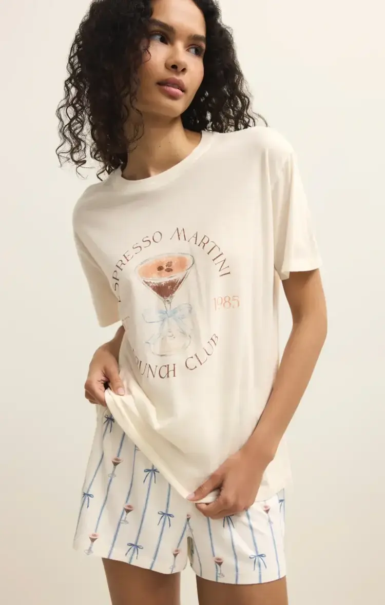 ZSupply Espresso Martini Boyfriend Tee Vanilla Ice