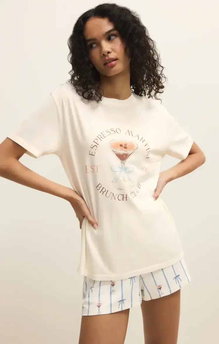 ZSupply Espresso Martini Boyfriend Tee Vanilla Ice