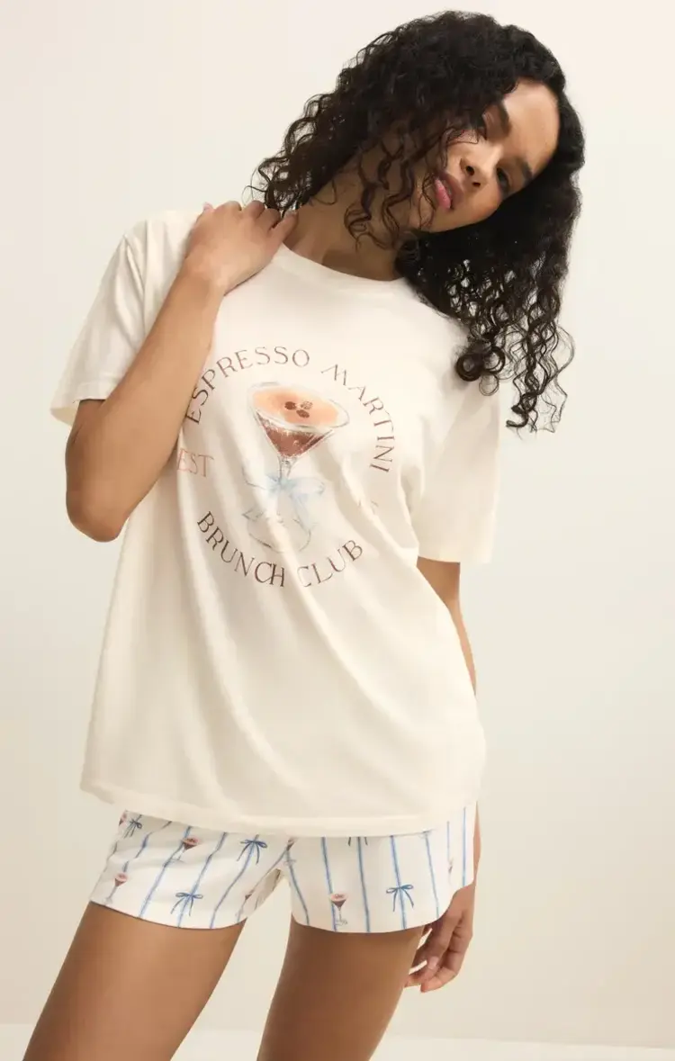 ZSupply Espresso Martini Boyfriend Tee Vanilla Ice