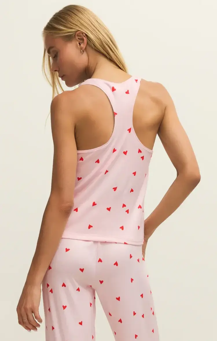 ZSupply Speak To My Heart Tank Pink Marshmallow