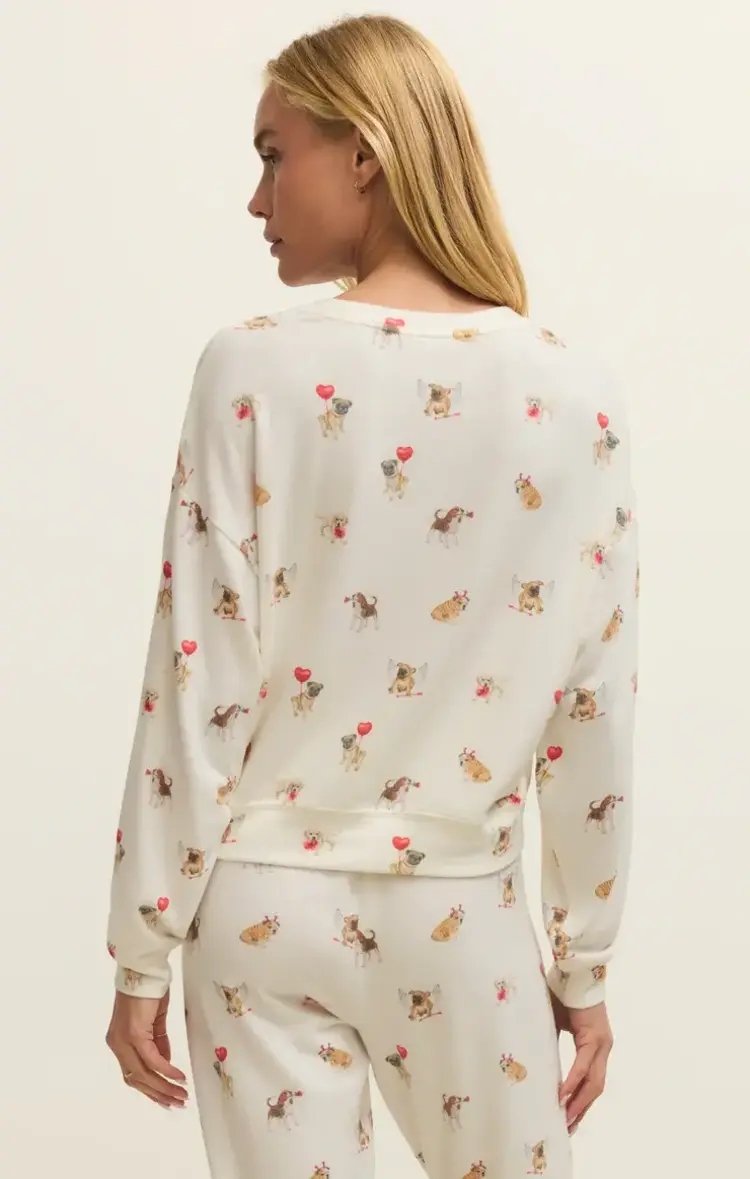 ZSupply Bisous Love Pup Top Vanilla Ice