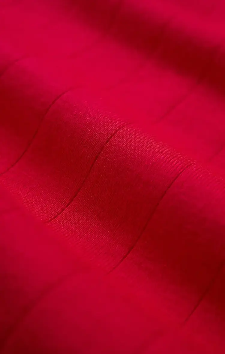 ZSupply Essential Fold Over Pant Kiss Me Red