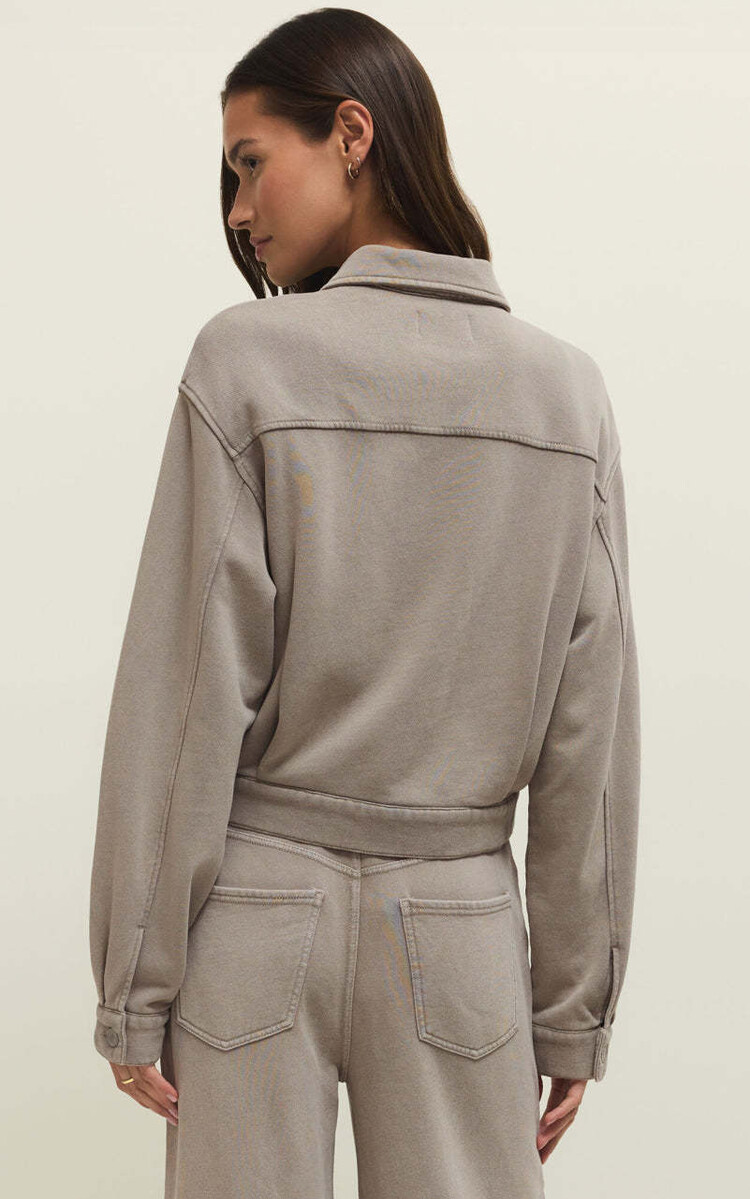 ZSupply Heritage Knit Jacket Oyster