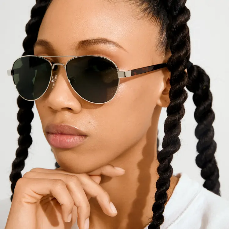 Pilgrim Jewellery CHEVY Sunglasses Brown/Silver