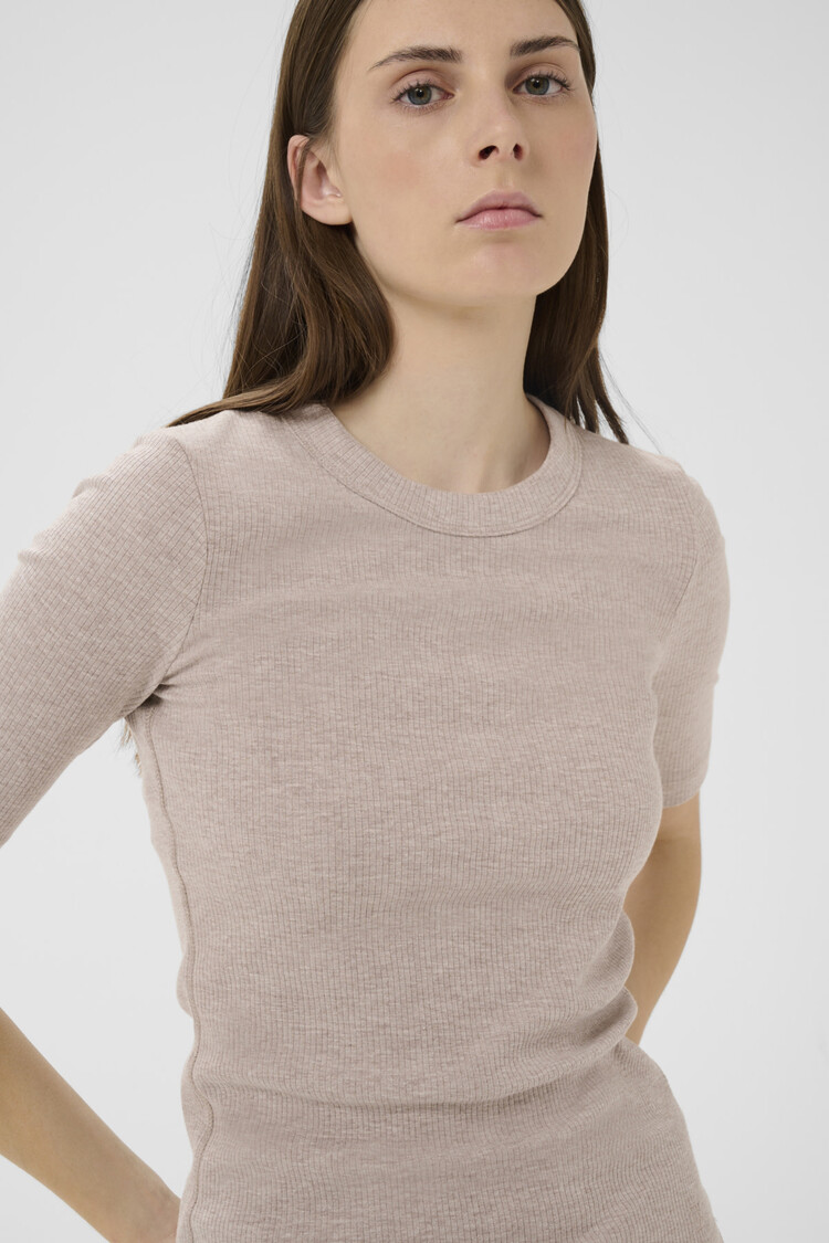 InWear Dagna Melange T-Shirt Chateau Gray Melange