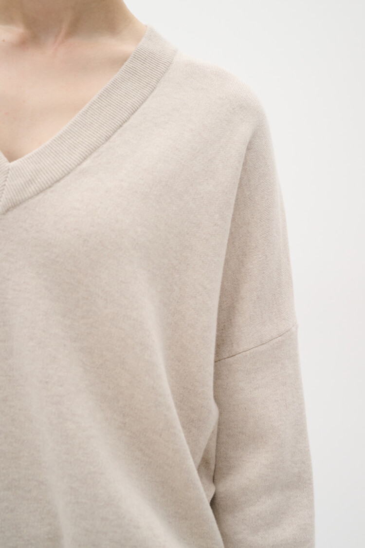 InWear Foster V-neck Pullover Simply Taupe Melange