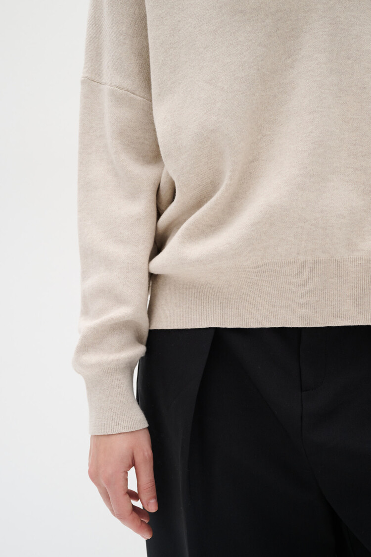 InWear Foster V-neck Pullover Simply Taupe Melange