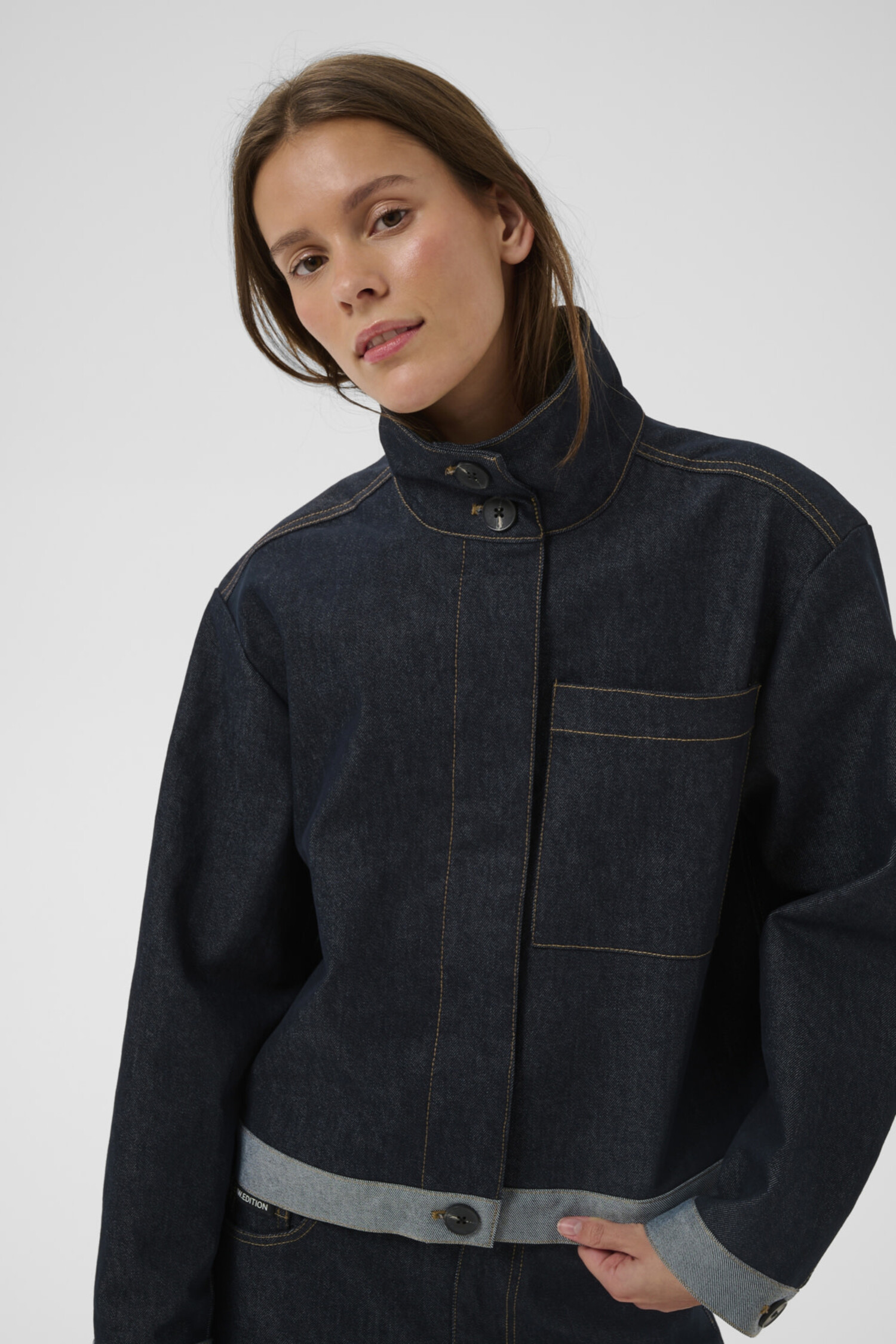 InWear | Deirdra Jacket Dark Blue Denim - Tryst Boutique
