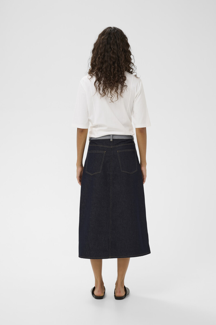 InWear Deirdra Denim Skirt Dark Blue Denim
