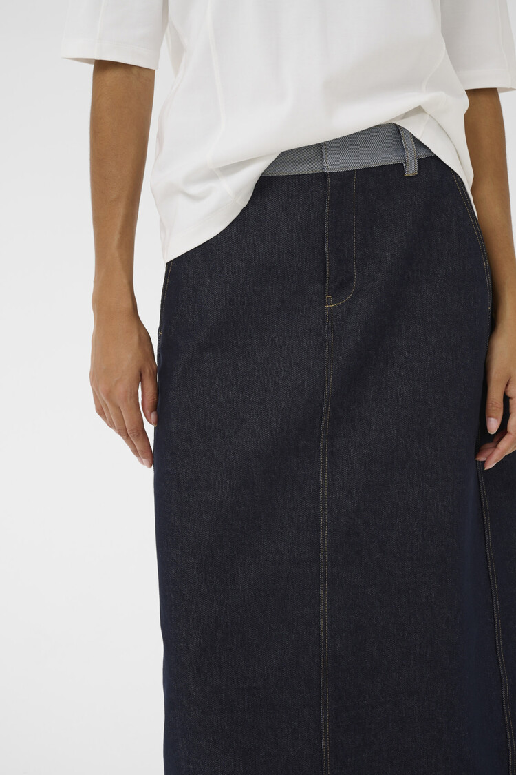 InWear Deirdra Denim Skirt Dark Blue Denim