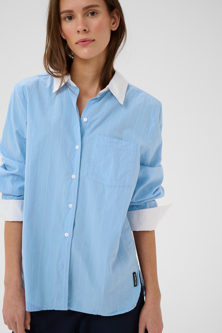 InWear Dessy Shirt Open Air Pinstripe