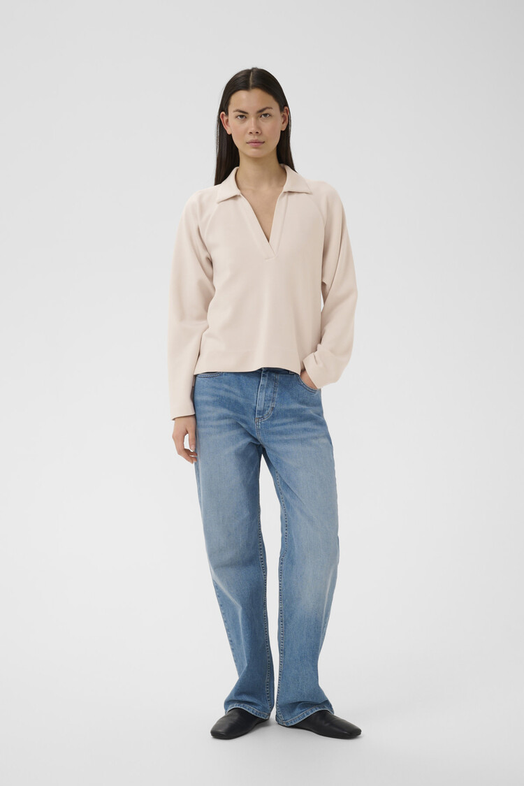 InWear Sim Vincent Polo Blouse Haze
