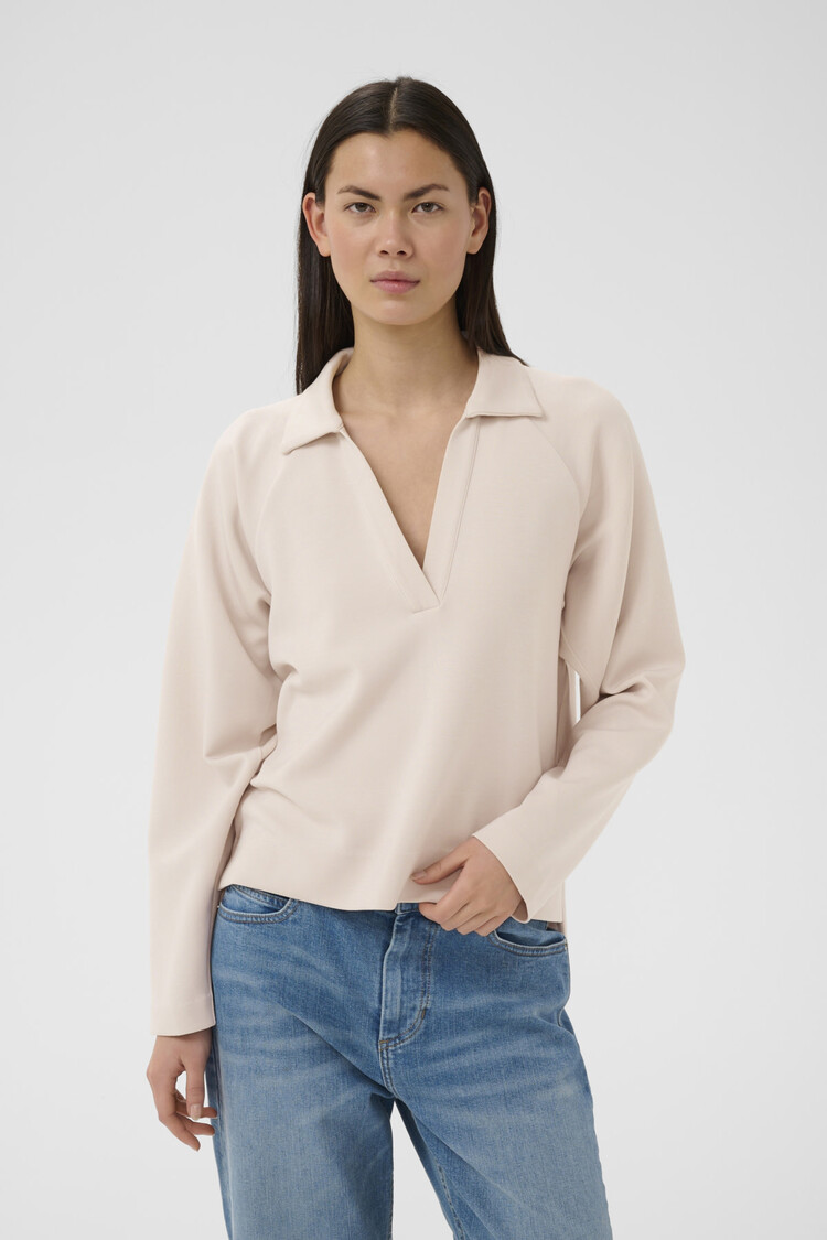 InWear Sim Vincent Polo Blouse Haze