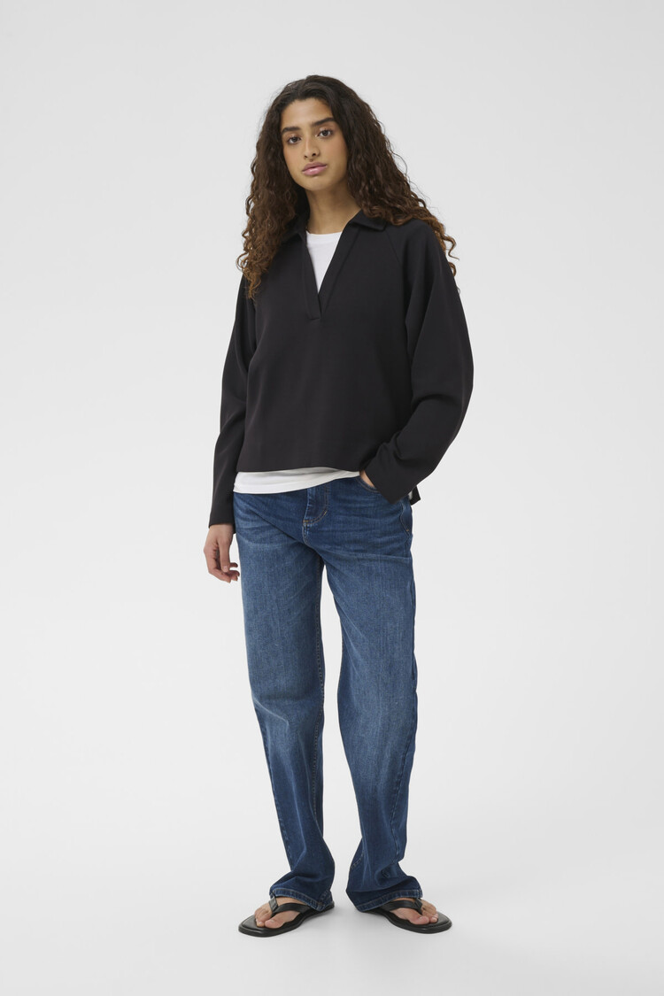 InWear Sim Vincent Polo Blouse Black