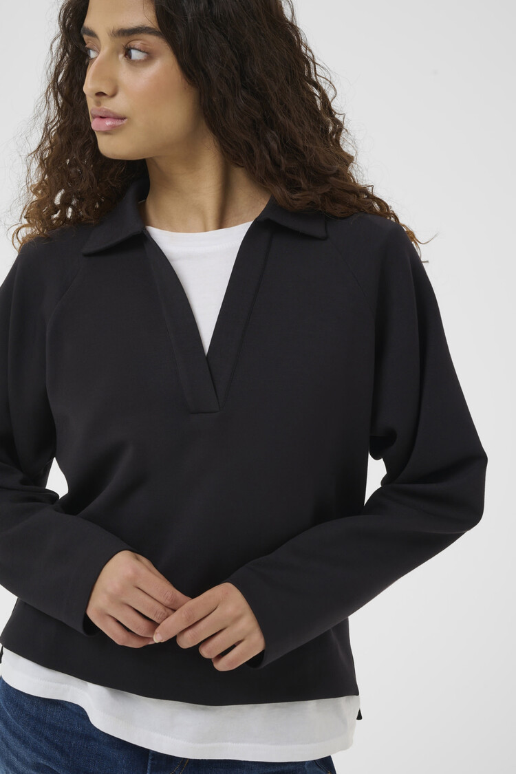 InWear Sim Vincent Polo Blouse Black