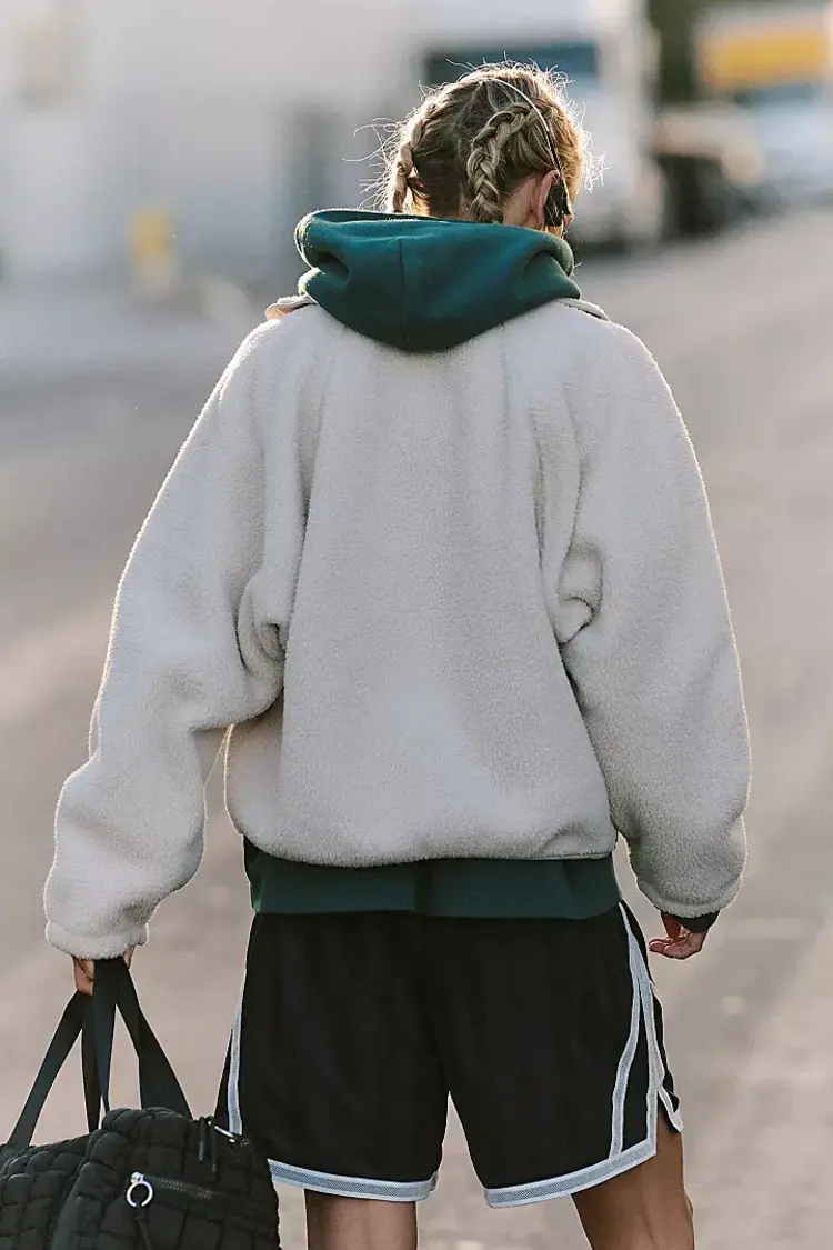 Free People Hit The Slopes Jacket Muted Beige