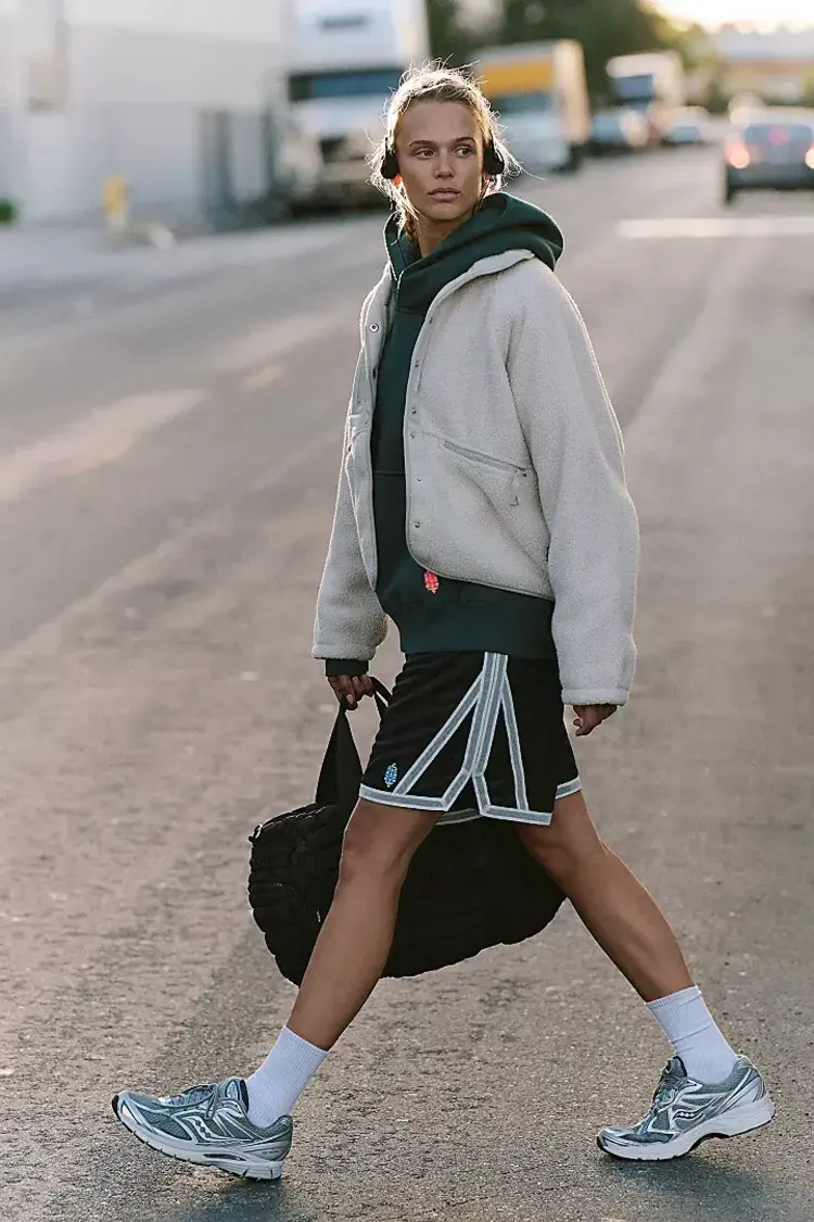 Free People Hit The Slopes Jacket Muted Beige