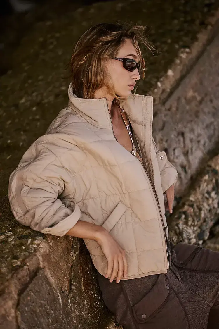 Free People Pippa Packable Puffer Jacket Doe