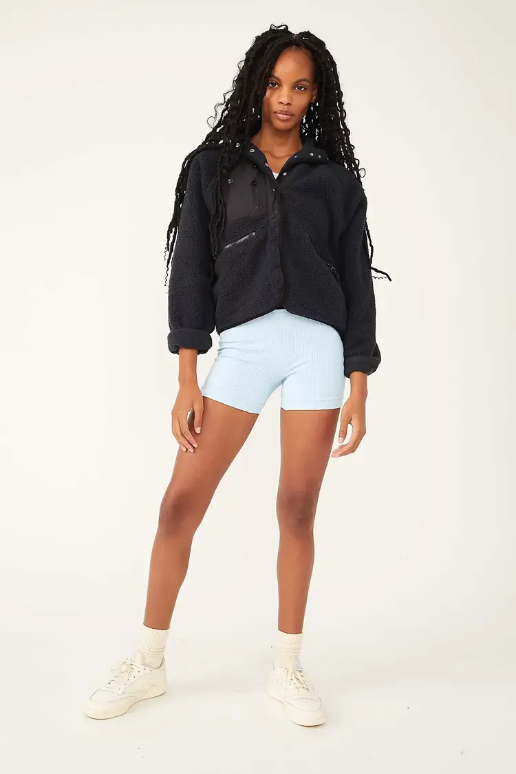 Free People Hit The Slopes Jacket Black