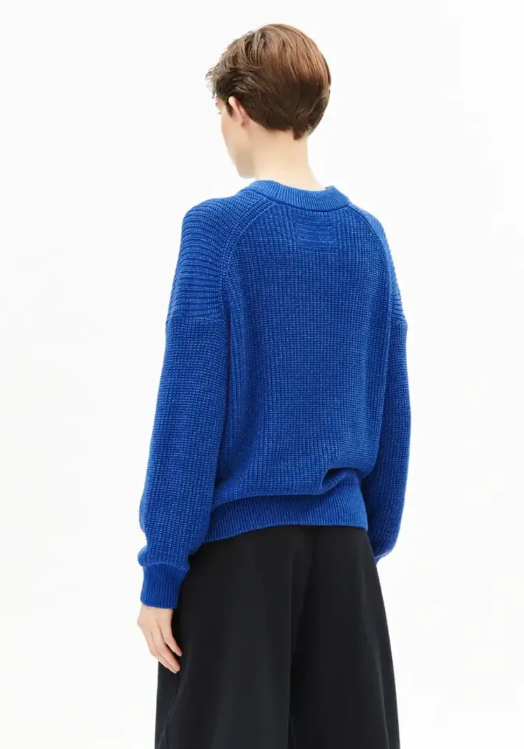 Armedangels VANISE Knit Sweater Sweater Dynamo Blue-Light Dynamo Blue