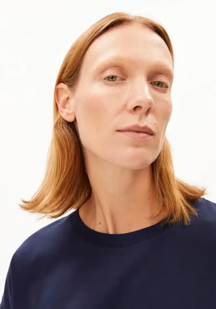 Armedangels IDAARA T-Shirt Tinted Navy