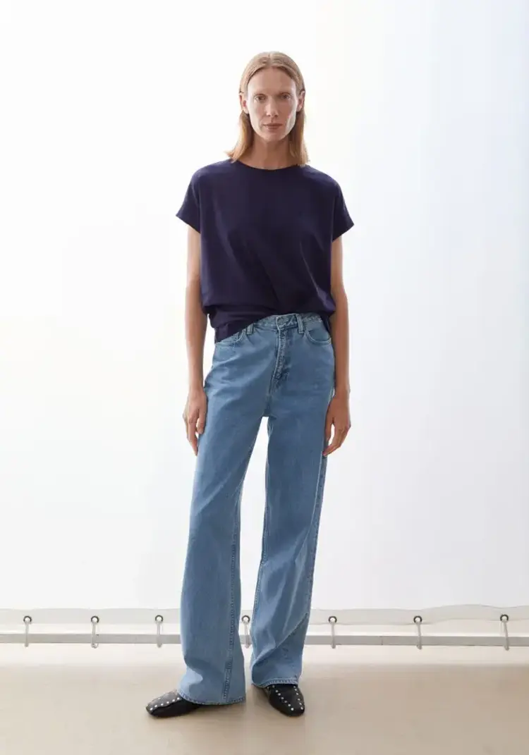 Armedangels IDAARA T-Shirt Tinted Navy