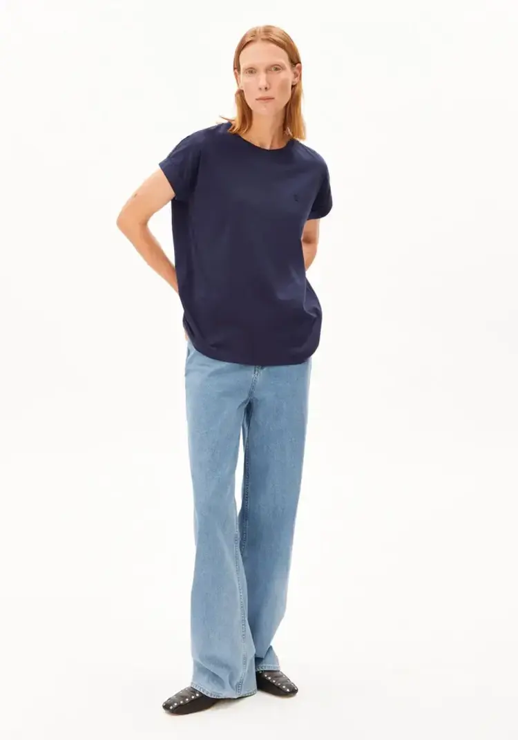 Armedangels IDAARA T-Shirt Tinted Navy