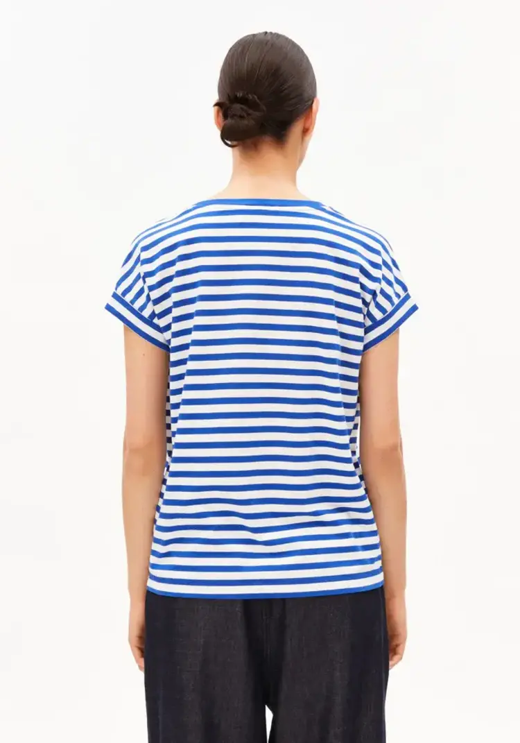 Armedangels IDAARA Stripes Shirts White-Foam