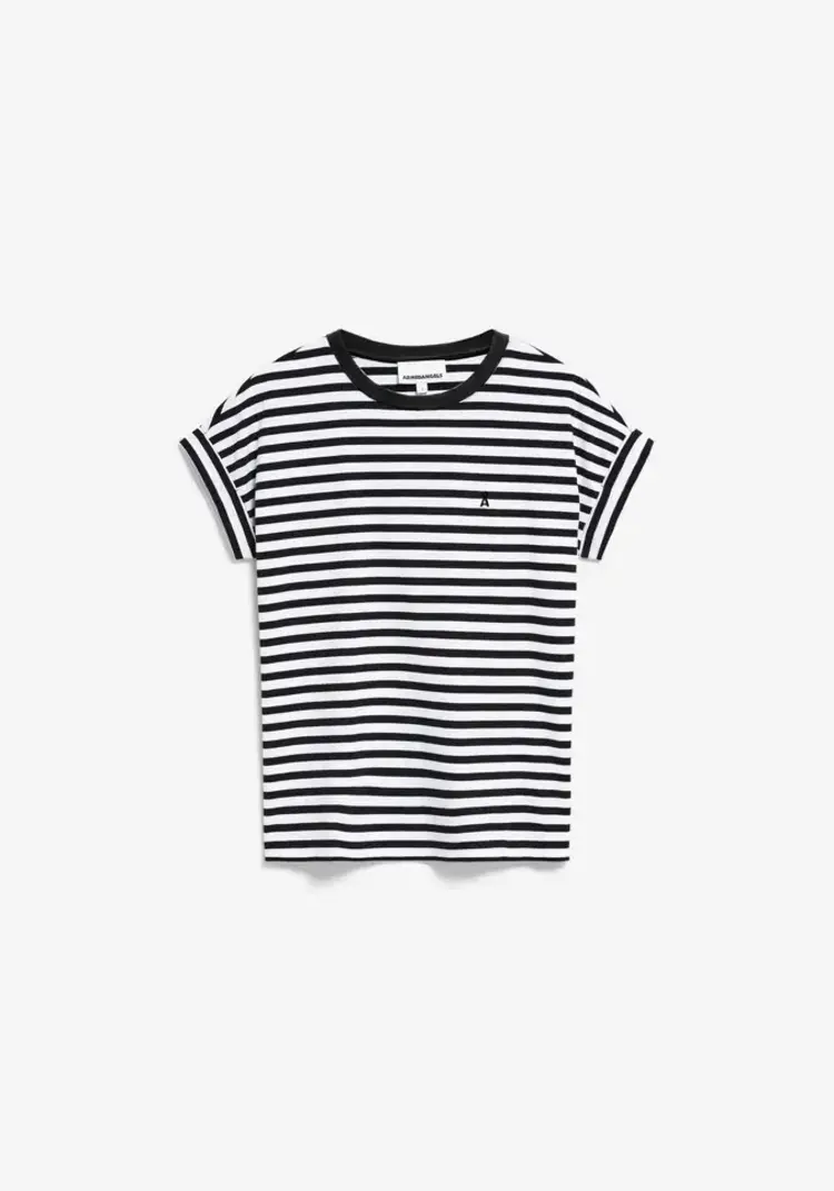 Armedangels IDAARA Stripes Shirts White-Black
